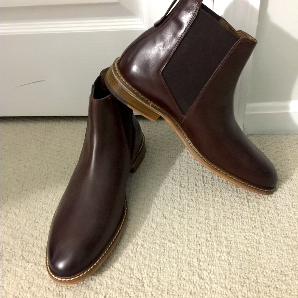 Dark Brown Thomas & Vine Leather Boots